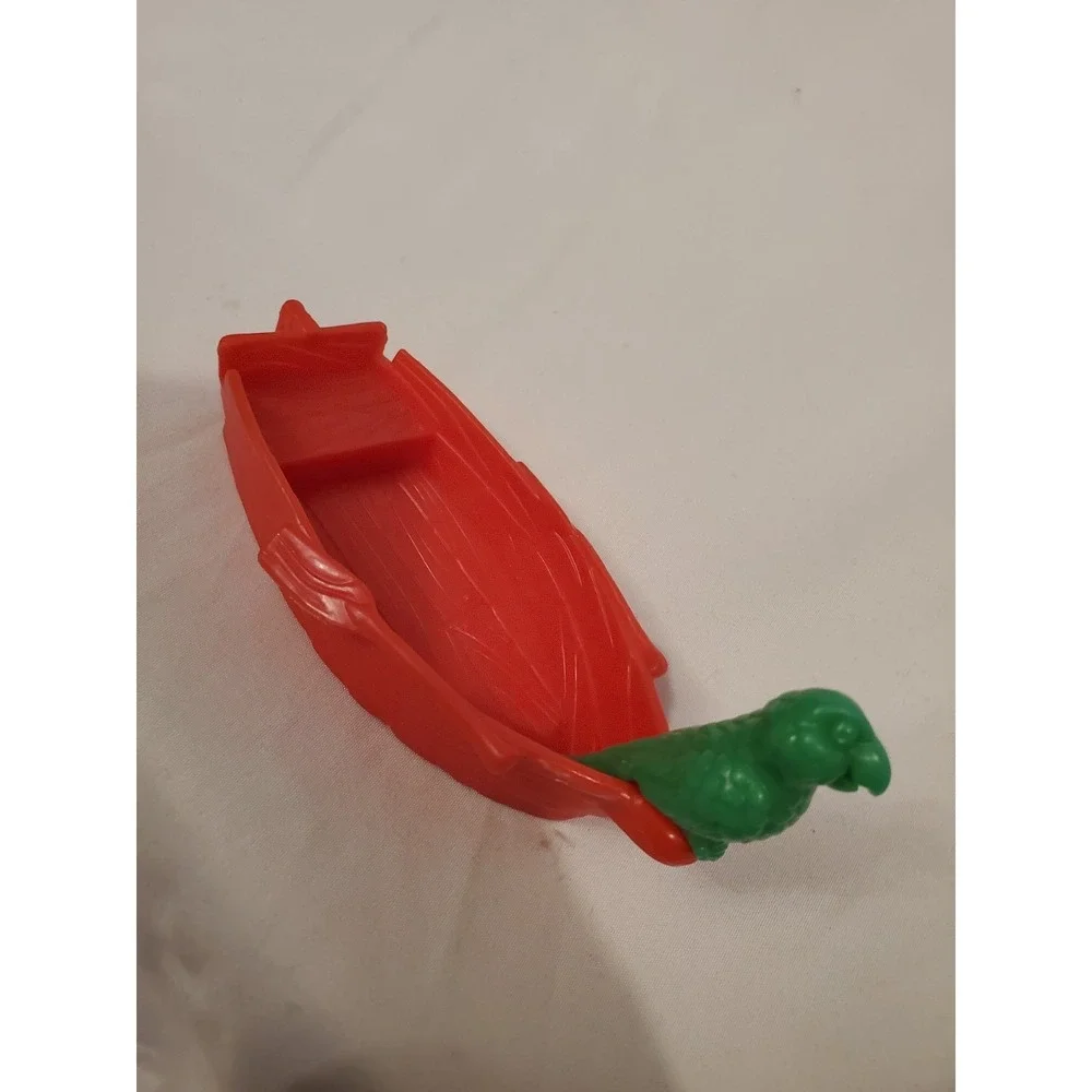 Fisher Price Great Adventures Pirate Island 1995 Boat With Parrot‎